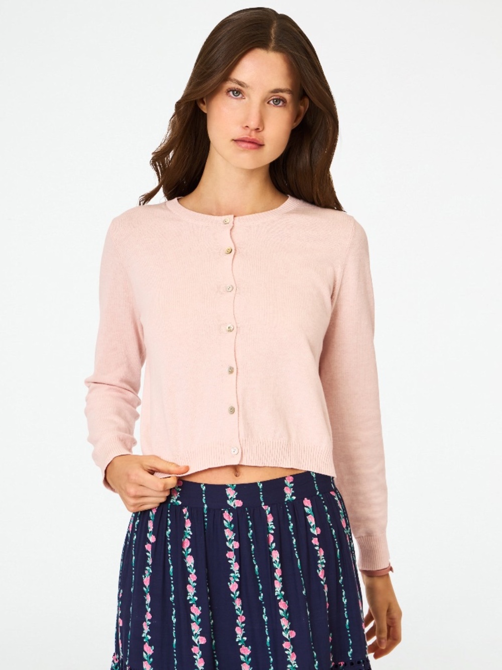 Roller Rabbit Moxie Cardigan Size MBABY PINK / M